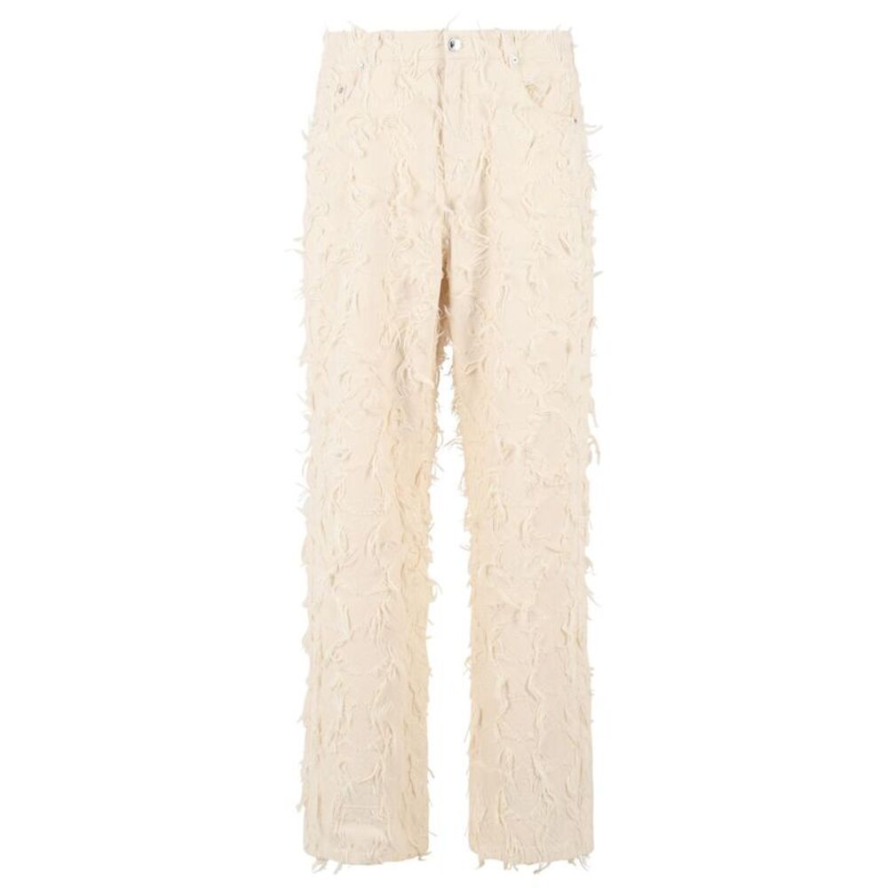 Sefr 'Nikos' White Cotton Jeans Men